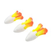 Поплавок зимний ЯМАН "Тюльпан" 1 г, пенопласт скольз., цв. желто-красный (уп. 3 шт.)/72/