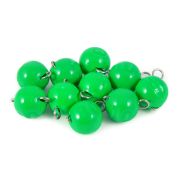 Груз Чебурашка окрашенный разборный "ЯМАН" (10 шт.) - 10 гр., зелёный/500/