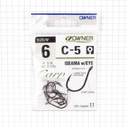 Крючок OWNER ISEAMA w/eye BC №6 11шт