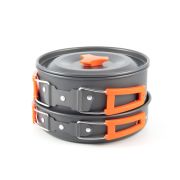 Набор кемпинговой посуды СЛЕДОПЫТ - Optimum, на 3 персоны, анодир. алюм., в чехле/20/