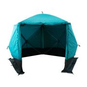 Шатер СЛЕДОПЫТ быстросборный, 5 стен, 2,8х2,9 м, h-2,08 м, S по полу 5,6 кв.м, цв. WATERFALL