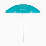 Зонт пляжный СЛЕДОПЫТ прямой, d - 180см, h - 183см, d штока 19/22мм, Polyester 190T, цв. голубой/10/