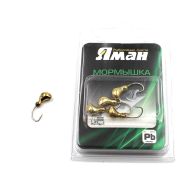 Мормышка "ЯМАН" ст. муравей с отв.,цв.GOLD PLATED, вес 0,5 г (уп. 5 шт.)