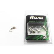 Мормышка "ЯМАН" муравей с ушком,цв.SILVER PLATED, d 4, вес 0,5 г (уп. 5 шт.)