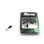 Мормышка "ЯМАН" щелкун с отв.,цв.BN, с фосф. пяткой, вес 0,5 г (уп. 5 шт.)