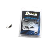Мормышка вольф"ЯМАН"Банан с ушк, р.2,50,вес 0,70,цв.черн.никель(уп.5 шт.)