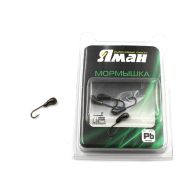 Мормышка "ЯМАН" уралка с отв.,цв.BN, d 5, вес 1,0 г (уп. 5 шт.)