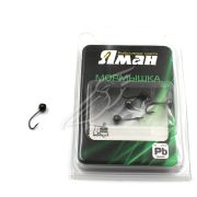 Мормышка "ЯМАН" шар с отв.,цв.BN, d 4, вес 0,4 г (уп. 5 шт.)