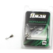 Мормышка "ЯМАН" капля с отв.,цв.NL, d 5, вес 0,9 г (уп. 5 шт.)