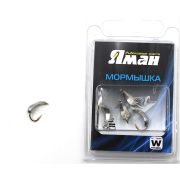 Мормышка вольф"ЯМАН"Кобра с ушк, р.5,вес 1,25 цв.никель(уп.5 шт.)