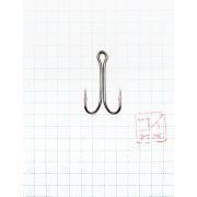 Крючок KOI "SHORT DOUBLE HOOK", размер 2 (INT), цвет BN, двойник (10 шт.)/20/