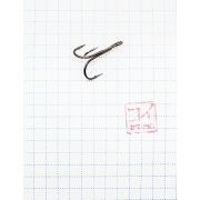 Крючок KOI "O'SHAUGHNESSY TREBLE", размер 6 (INT), цвет BN, тройник (10 шт.)/19/