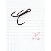 Крючок KOI "O'SHAUGHNESSY TREBLE", размер 1/0 (INT), цвет BN, тройник (5 шт.)/19/