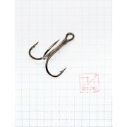 Крючок KOI "ROUND TREBLE", размер 1/0 (INT), цвет BN, тройник (5 шт.)/23/