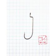 Крючок KOI "O'SHAUGHNESSY WORM ", размер 1 (INT), цвет BN, офсетный (10 шт.)/100/