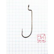 Крючок KOI "O'SHAUGHNESSY WORM ", размер 3/0 (INT), цвет BN, офсетный (10 шт.)/75/