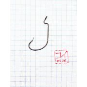 Крючок KOI "OFFSET WORM ", размер 1/0 (INT), цвет BN, офсетный (10 шт.)/90/