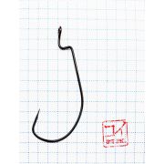 Крючок KOI "WIDE RANGE WORM", размер 4/0 (INT), цвет BN, офсетный (10 шт.)/75/