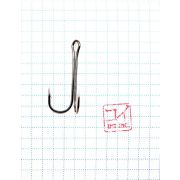 Крючок KOI "DOUBLE HOOK", размер 2 (INT), цвет BN, двойник (10 шт.)/19/