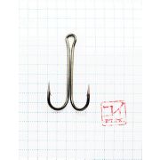 Крючок KOI "DOUBLE HOOK", размер 2/0 (INT), цвет BN, двойник (10 шт.)/19/
