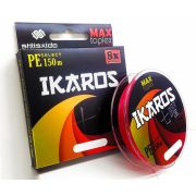 Шнур плетеный "Shii Saido" Ikaros 8X, L-150 м, d-0,405 мм, test-29,45 кг, light pink/10/
