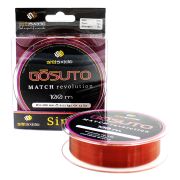 Леска "Shii Saido" Gosuto, L-100 м, d-0,128 мм, test-1,29 кг, темно коричневый/100/