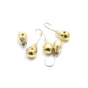 Мормышка вольф"ЯМАН"Капля с отв, р.4,5, вес 1,20 цв.золото(уп.5 шт.)