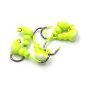 Мормышка "ЯМАН" муравей с ушком., цв.01, с фосф. пяткой, d 3, вес 0,3 г (уп.5 шт.)