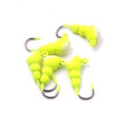 Мормышка "ЯМАН" муравей с ушком., цв.01, с фосф. пяткой, d 4, вес 0,5 г (уп.5 шт.)