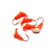 Мормышка "ЯМАН" муравей с ушком., цв.04, с фосф. пяткой, d 4, вес 0,5 г (уп.5 шт.)