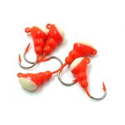 Мормышка "ЯМАН" муравей с ушком., цв.04, с фосф. пяткой, d 5, вес 0,9 г (уп.5 шт.)