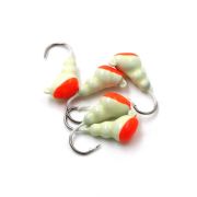 Мормышка "ЯМАН" муравей с ушком., цв.19, с красн. пяткой, d 5, вес 0,9 г (уп.5 шт.)