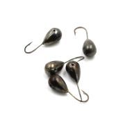 Мормышка "ЯМАН" капля с отв.,BN, d 4, вес 0,45 г (уп. 5 шт.)