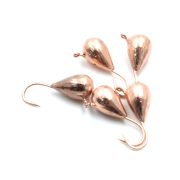 Мормышка вольф"ЯМАН"Капля с ушк, р.3,вес 0,50,цв.медь(уп.5 шт.)