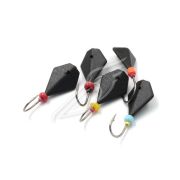 Мормышка литая ЯМАН "Кобра", вес 0,8 гр., кр. Kumho №65, цв. черный (уп. 5 шт.)