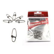 Карабин Namazu INSURANCE SNAP, цв. BN, р. 1, test-14 кг (уп. 10 шт)/1500/1000/