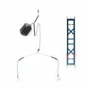 Оснастка фидерная Яман «Лещ №2», кормушка 80 г, коромысло 16 см, плетеный шнур 0,25 мм, крючок №6 Ch