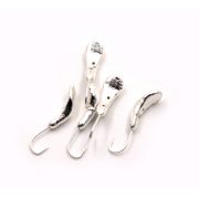 Мормышка "ЯМАН" Комар с отв., цв.SILVER PLATED, р.4, вес 0,5 г (уп. 5 шт.)