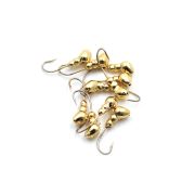 Мормышка "ЯМАН" муравей с отв.,цв.GOLD PLATED, d 3, вес 0,3 г (уп. 5 шт.)