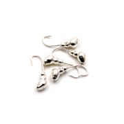 Мормышка "ЯМАН" муравей с отв.,цв.SILVER PLATED, d 3, вес 0,3 г (уп. 5 шт.)