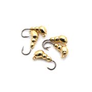 Мормышка "ЯМАН" муравей с ушком,цв.GOLD PLATED, d 5, вес 0,9 г (уп. 5 шт.)