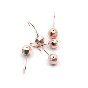 Мормышка "ЯМАН" шар с отв.,цв.COPPER PLATED, d 6, гран., вес 1,2 г (уп. 5 шт.)