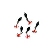 Мормышка вольф. безнасадочная "ЯМАН" Черт-банан с петлей с коронкой из никеля, d-3 мм, вес 0,6 г, би