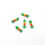 Микробисер "Яман" Куб, d-2,2 мм, цв. хамелеон, подвеска короткая (уп. 12 шт.)