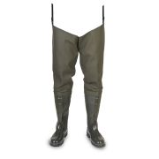 Сапоги забродные СЛЕДОПЫТ ПВХ с тканевой надставкой, р.  46, цв. олива/5/