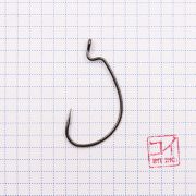 Крючок KOI "HARD GAME OFFSET", размер 3/0 (INT), цвет BN, офсетный (5 шт.)/900/