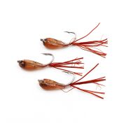 Мормышка ЯМАН "Малек пыздрик" с ушком, L-15 мм, вес 0,2 г, кр. Kumho №10, цв. зеленый (уп. 3 шт.)