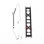 Оснастка фидерная Яман «Лещ», плетеный шнур 0,25 мм, крючок №6 Chinu Ring, на мотовиле