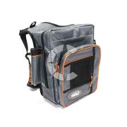 Сумка рыболовная "СЛЕДОПЫТ" Fishing Shoulder Bag, 40х43х10 см, цв. серый/4/