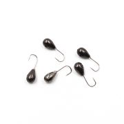 Мормышка вольф"ЯМАН"Капля с отв, р.3,5, вес 0,60 цв.черн.никель(уп.5 шт.)